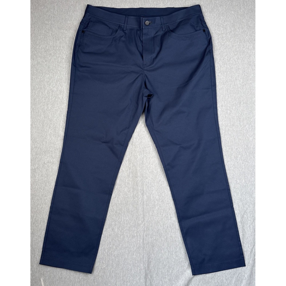 Public Rec Dealmaker 5-Pocket Performance Tech Pants Navy Blue mens 34x30 NWOT